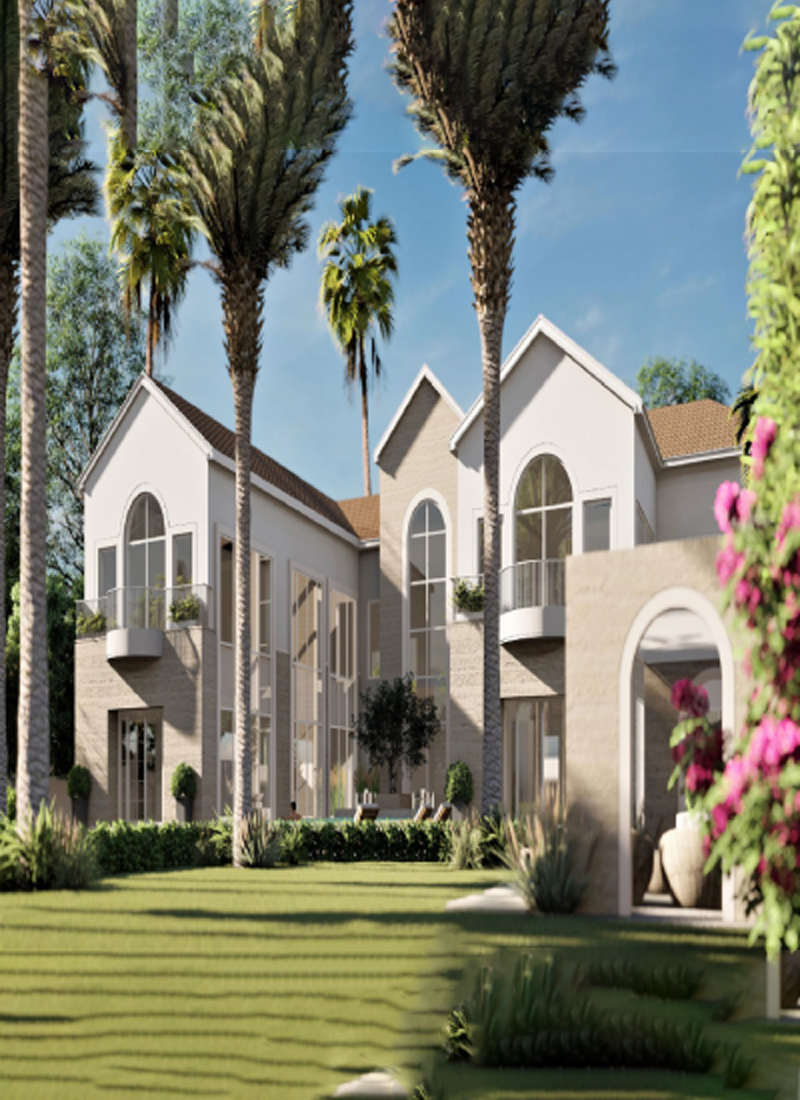 Front view of project