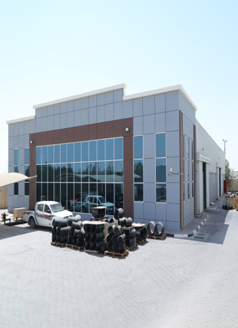 Front view of project