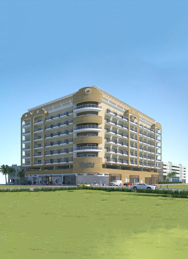 Front view of project
