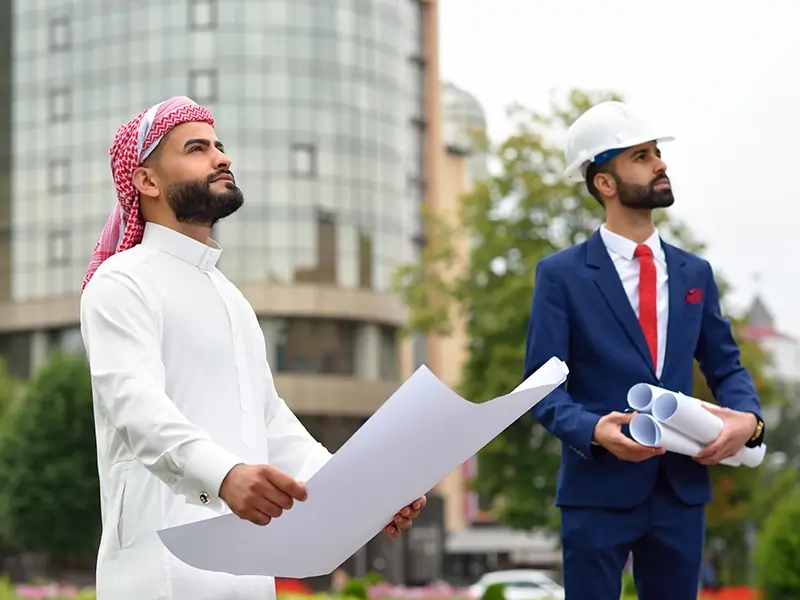 Infrastructure and civil engineering construction project in UAE
